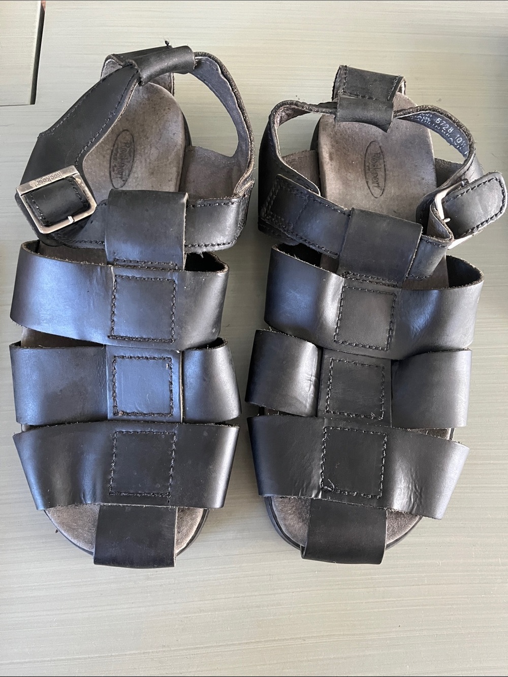 Rockport Leather Fisherman’s Sandals Sz 10.5